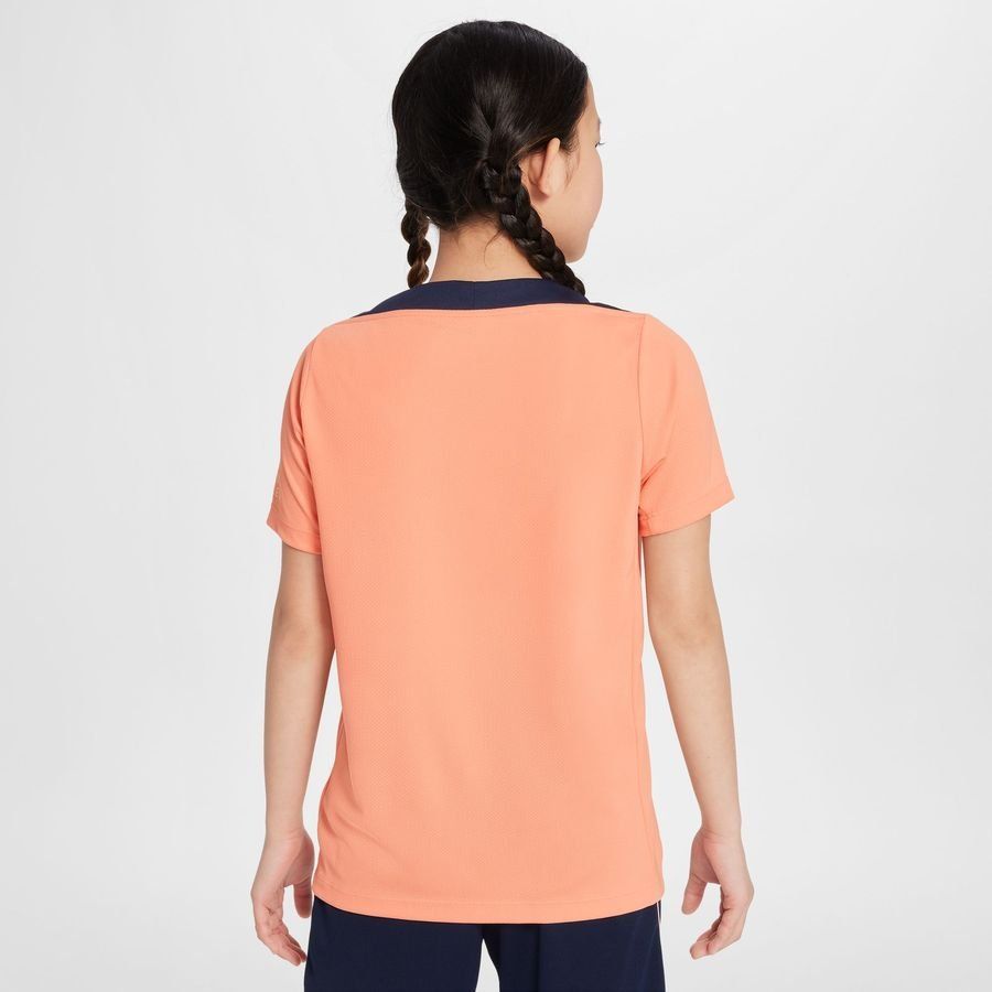 Chelsea Training T-Shirt Dri-FIT Strike - Apricot/Obsidian/Guava Ice Kids-SoccerKits Hub | Buy Soccer Jerseys Online